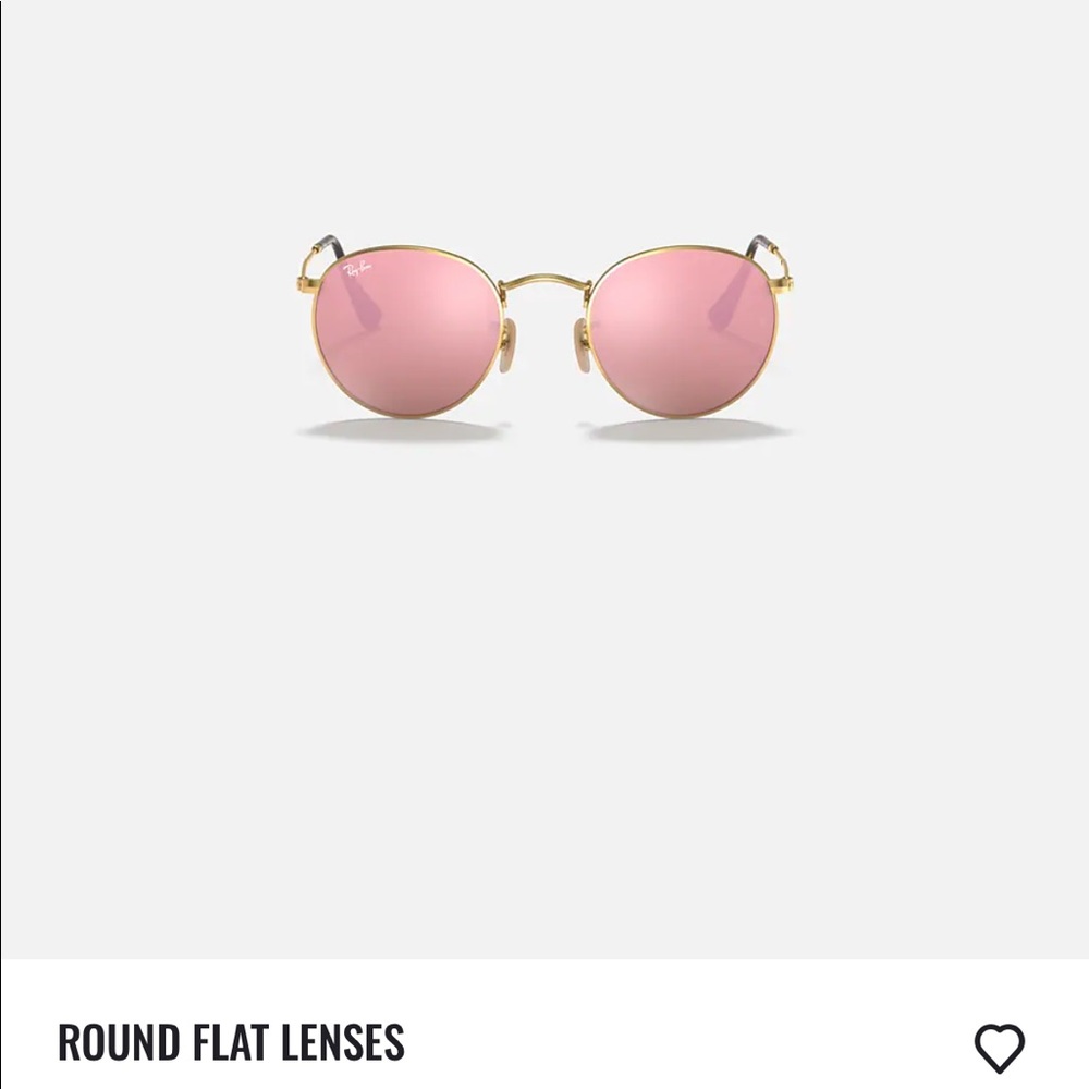 Ray-Ban Round Flat Lenses - Copper Flash Lenses